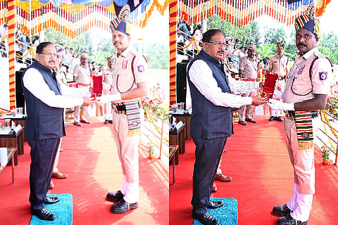 Gold Medal for Fire Brigade Officers Mandya