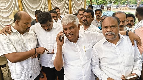 C.S. Puttaraju criticism against Congress Mandya