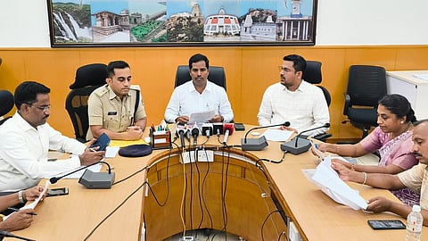 DC press conference regarding Lok Sabha elections vote counting Mandya