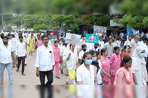 Devadurga Doctors Protest
