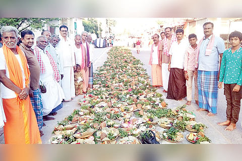Harapanahalli Amma God mother puje