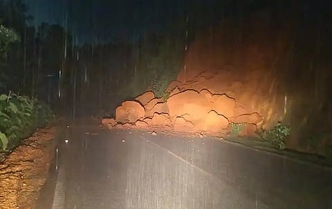 Land slide at honnavar
