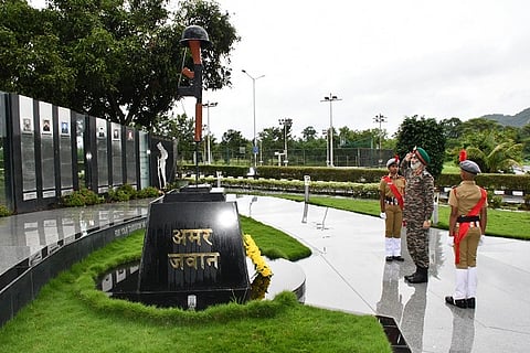 Lt Gen Visit to Sainik School