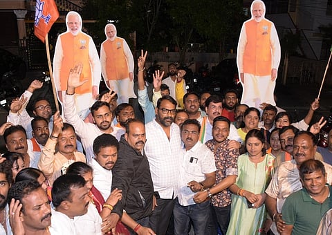 Modi takes oath as Prime Minister for 3rd time BJP workers celebrate in Mysore