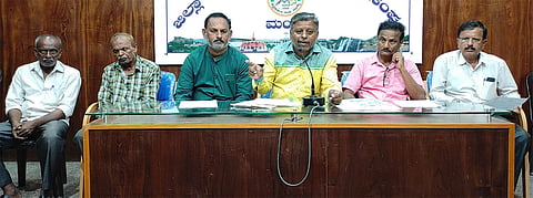 Press Conference of Director of Water User Co operative Societies Mandya
