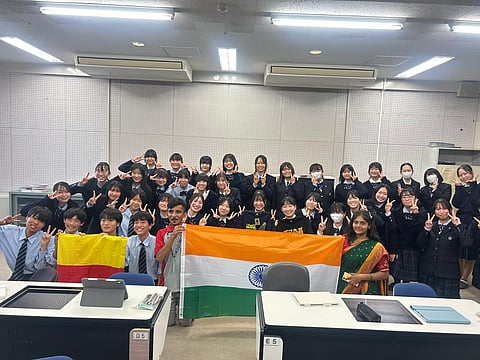 Republic School Students Educational Tour to Japan Mandya