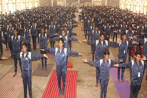Yoga Day celebration in collaboration with Vijayavani