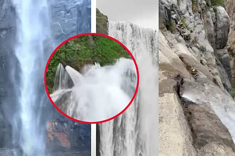 waterfall in China