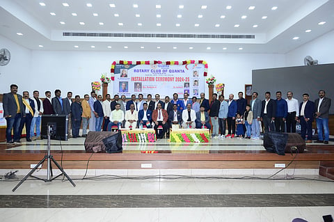 ರೋಟರಿ ಕ್ಲಬ್ ಆಫ್ ಕ್ವಾಂಟಾದ ನೂತನ ಅಧ್ಯಕ್ಷರಾಗಿ ಹರೀಶ್ ಕುಮಾರ್ ಅಧಿಕಾರ ಸ್ವೀಕರ