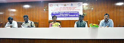 children protection officers meet in koppal commission member Shekharagouda