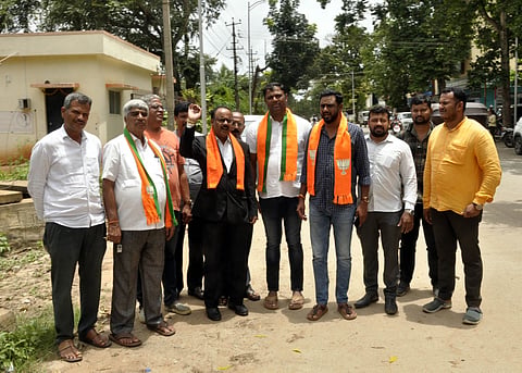 ಬಿಜೆಪಿ ರಾಜ್ಯಾಧ್ಯಕ್ಷ ಬಿ.ವೈ.ವಿಜಯೇಂದ್ರ ಬಂಧನಕ್ಕೆ ಜಿಲ್ಲಾ ಬಿಜೆಪಿ ಆಕ್ರೋಶ