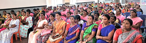 asha workers sammelana koppal huligi village