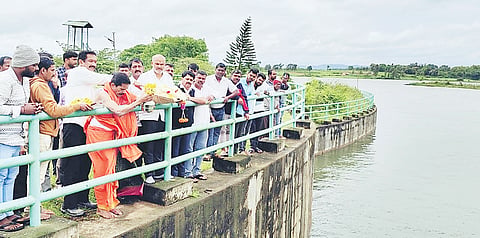 ಯಗಚಿ ಜಲಾಶಯಕ್ಕೆ ಬಾಗಿನ ಅರ್ಪಣೆ