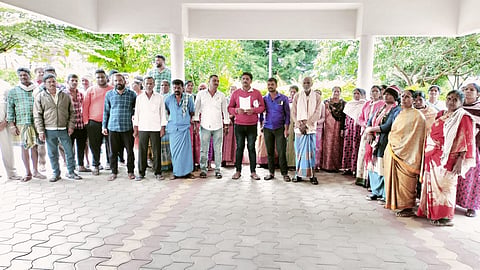 ಪಾರ್ಕ್ ಜಾಗ ಅಕ್ರಮ ಮಂಜೂರಾತಿ ಆರೋಪ:ನಾಗತವಳ್ಳಿ ಗ್ರಾಮಸ್ಥರ ಪ್ರತಿಭಟನೆ