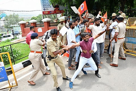 ABVP_Protest