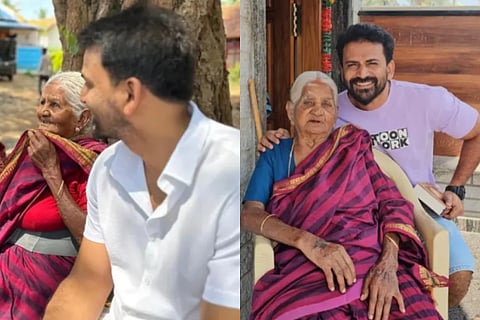 ACTOR dhananjay grandmother