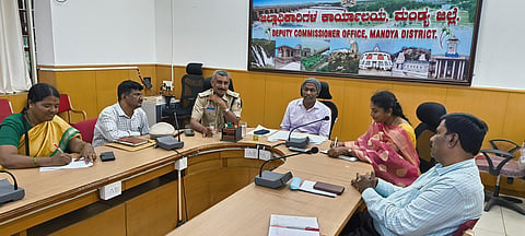 Anti-Addiction Day pre-meeting Mandya