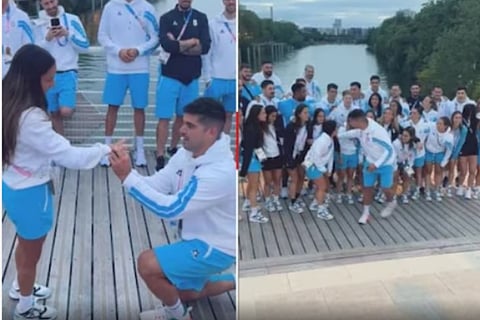 Argentina Athlete Couple Steals