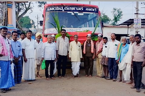 Bus service started from Masuti to Bagalkot