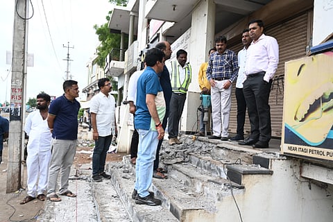 Clearance of encroachment property by Corporation