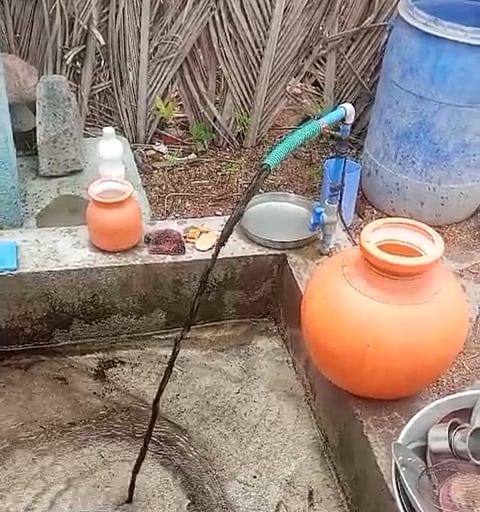 Contaminated water