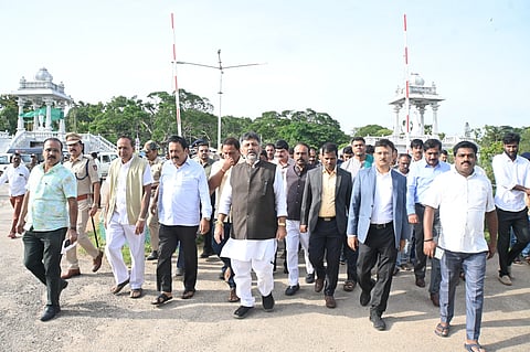 DCM DK Shivakumar press conference Mandya