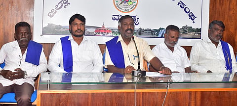 DSS press conference Mandya