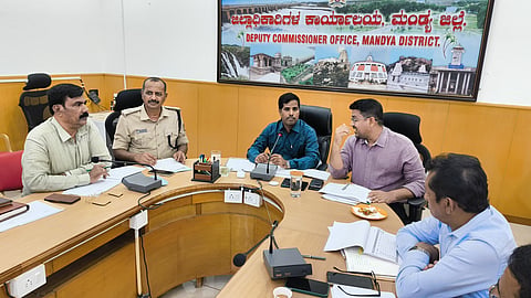 District level coordination and review meeting Mandya