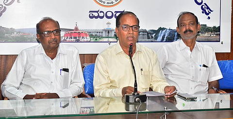 Election press conference Mandya