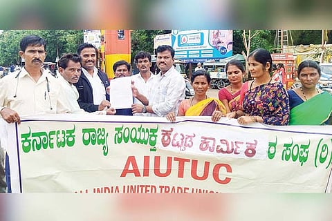 Gangavathi aiutuc protest