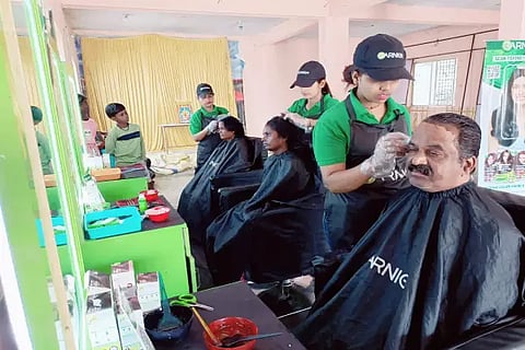 Garnier Company free hair coloring