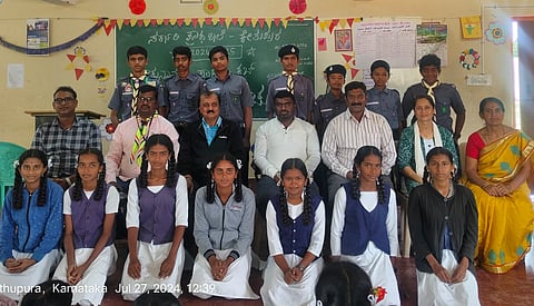 ಕೇತುಪುರ ಸರ್ಕಾರಿ ಪ್ರೌಢಶಾಲೆಯಲ್ಲಿ ಸಂಸತ್ ಚುನಾವಣೆ
