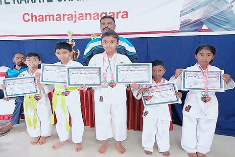 Kodagu children's achievement in karate