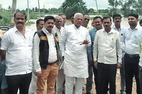 MLA's visit to the river bank