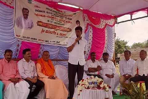 MLC SUNILGOUDA BHOOMI POOJE