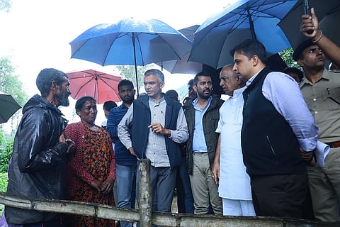 Minister's visit to rain affected areas