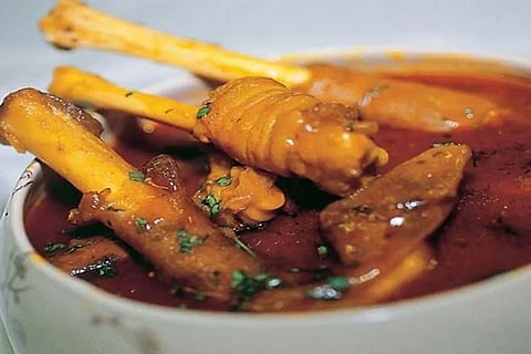 Mutton leg Soup