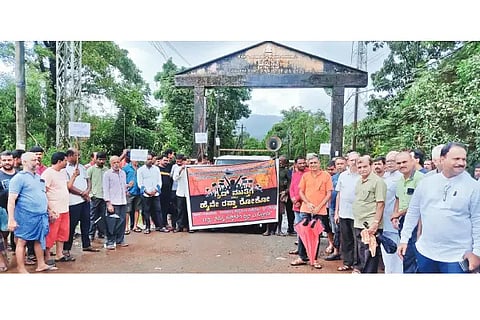 Protest in Yallapura