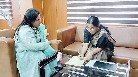 Roopali nail meet DC lakshimipriya