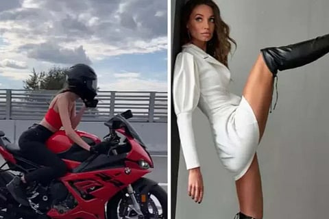 Russia most beautiful biker end life in motorbike crash in Turkey
