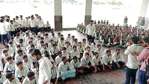 STUDENTS PROTEST