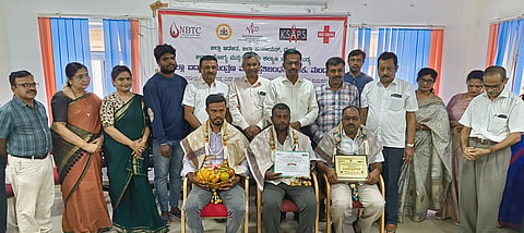 Tribute to blood donors Mandya