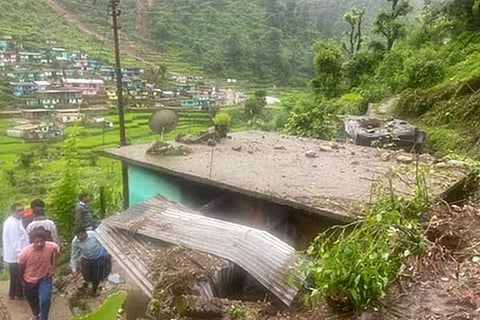 Uttarakhand, Tehri, Landslide