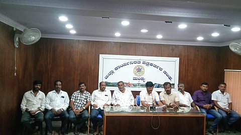 Veerashaiva Mahasabha press conference mandya