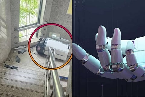 robot commits suicide in South Korea