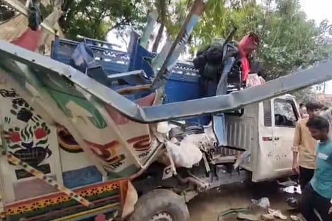 10 people end life 20 injured in bus-tempo collision in Uttar Pradeshs Bulandshahr
