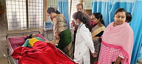 ಕಾಫರ್ಡ್ ಆಸ್ಪತ್ರೆಗೆ ಜಿಲ್ಲಾಧಿಕಾರಿ ಭೇಟಿ