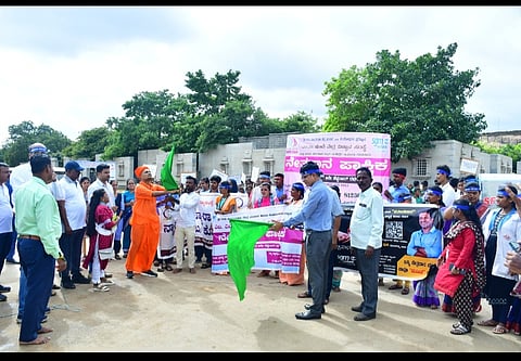 eye donation camp koppal gavishree campaign