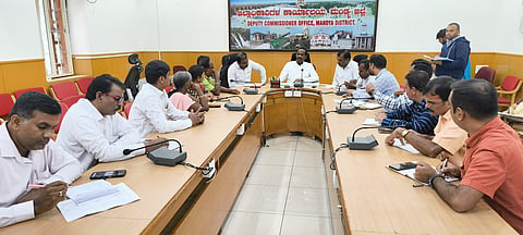 ADC meeting on Jyothi Rath Yatra Mandya