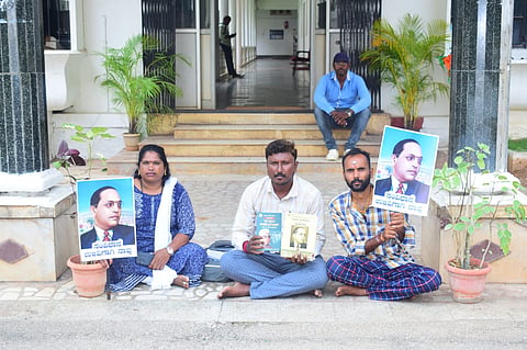 Abuse by goons Mandya